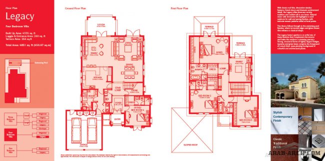 Jumeirah Park Villas Floorplans