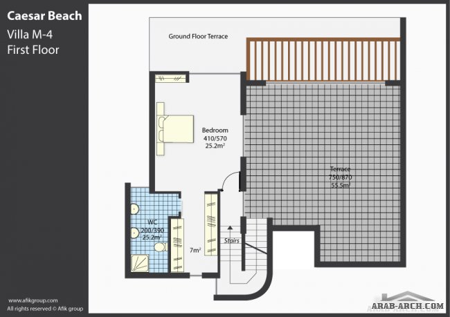 4 Bedroom Villas floor plans