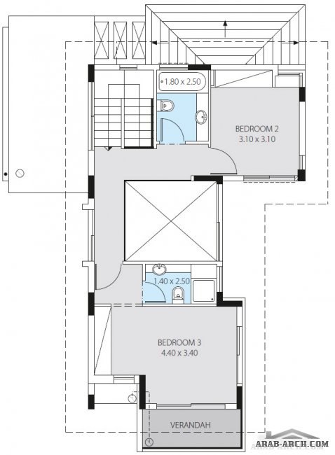 مخطط الفيلا Danae Residence