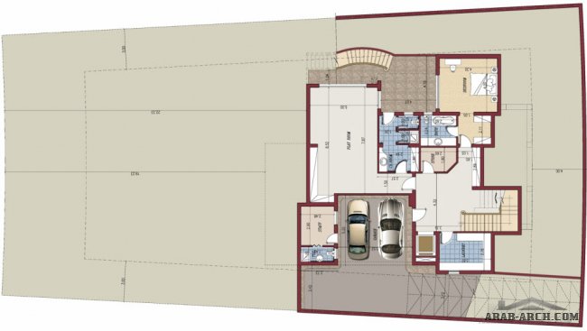 Seasons Residence - New Cairo - Type A Plot area: 1000m2 BUA: 470m2 5 bedrooms 