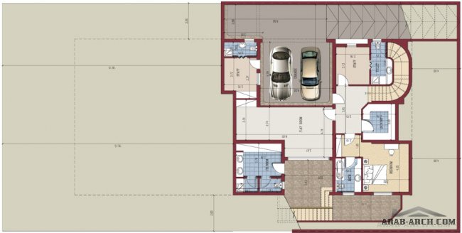 Seasons Residence - New Cairo - Type D Plot area: 700m2 BUA: 340m2 3 bedrooms