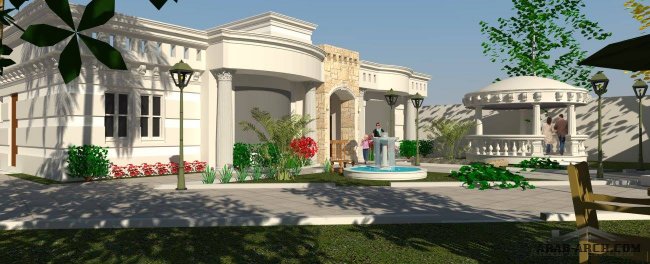 تصميم منازل وفيلل - المهندس الراي نزار صالح الباح ليبيا 