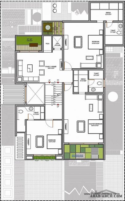 Duplex villas - Plot Area:- 2400-4000 sq ft