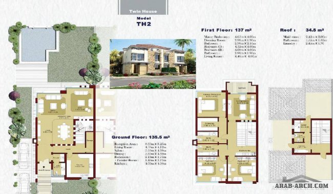 Twin Houses offer at Jeera Compound EL Shiekh Zayed City