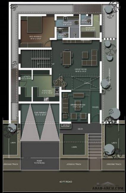 floor plans of  Independent Villa
