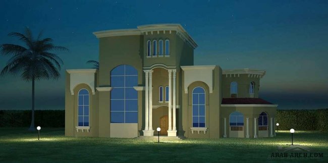 تصاميم فيلات خارجية مميزة - الوطن العربي للاستشارات الهندسية