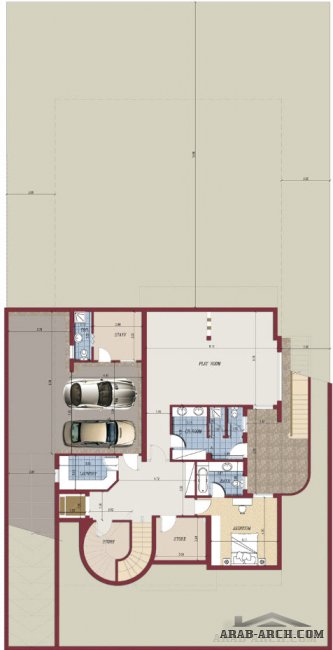Seasons Residence New Cairo - Type B Plot area: 850m2 BUA: 430m2 5 bedrooms  