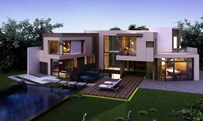 TStand-alone villas Type D Total Land Area is : 790 sqm