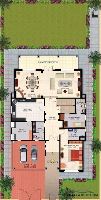  luxury 4 Bedroom villas - مساحه الارض 662 متر مربع