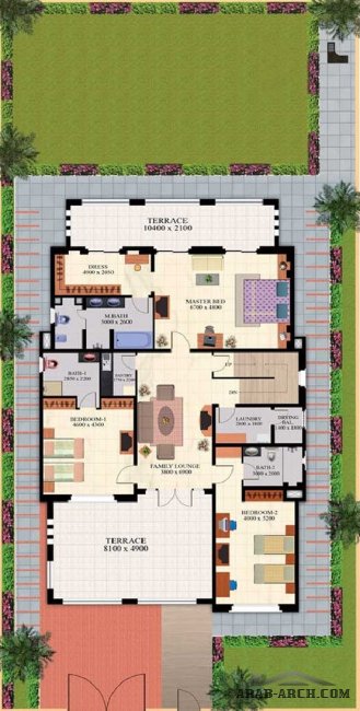  luxury 4 Bedroom villas - مساحه الارض 662 متر مربع