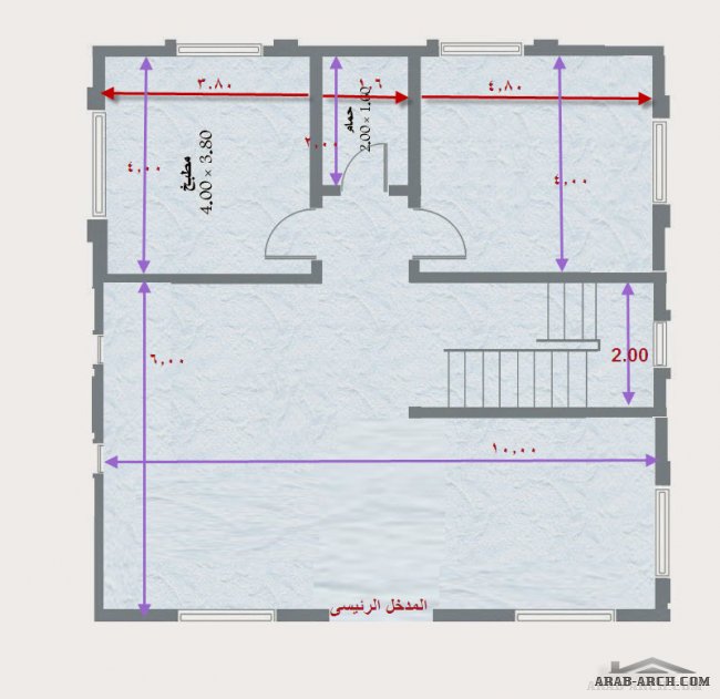 طلب تصميم من الحاج نبيل - تصميم فيلا صغيرة على مساحة10*10 متر