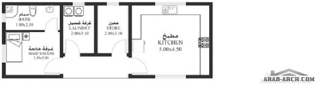 خرائط الفيلا HA-05 - غرف  7 - أبعاد المسكن	20.30م عرضx18.70م عمق