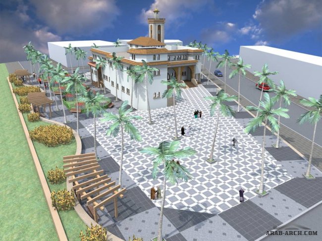 تصاميم لمسجد ثلاثى الابعاد - المصمم المهندسLotfi Abou El Kouroum