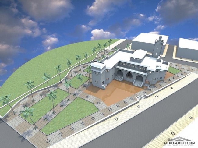 تصاميم لمسجد ثلاثى الابعاد - المصمم المهندسLotfi Abou El Kouroum