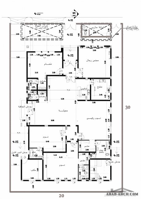 مخطط رائع شقة واسعة بالارضي والاول شقة قابلة للتعديل الى شقتين 3 غرف نوم بالارضي 4 غرف نوم بالاول من مشروع منزلك بالمدينة