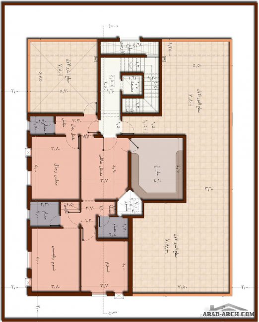 شقق سكنية بتصميم حديث - 2 غرفة نوم في كل وحدة سكنية