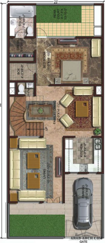 Duplex Villa  floor plans