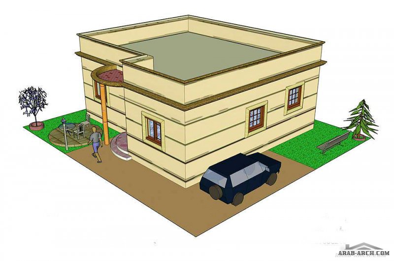 منزل ليبيى طابق واحد 102 متر مربع  المكتب الاستشاري الهندسي /ليبيا /طرابلس الغرب