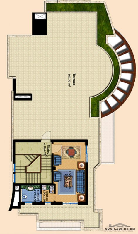 villa rose - floor plans