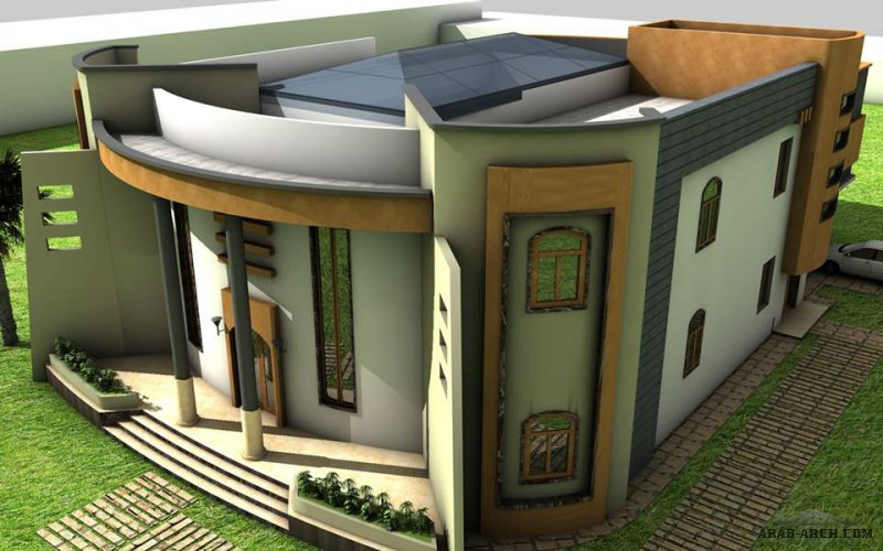 تصاميم خارجية مكتب اعمار ليبيا للاعمال الهندسية والمساحية