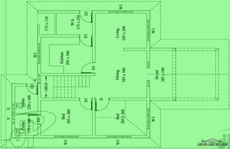 single house story floor plan