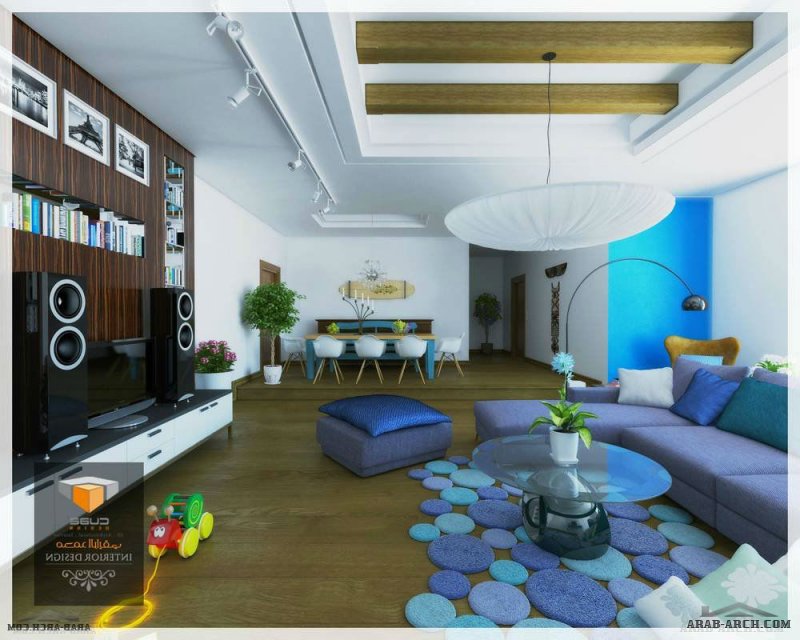 غرفة معيشة من تصميم محمد الرايقي  A Living Room Design